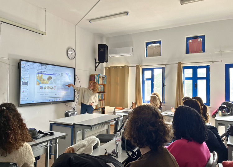 Παρουσίαση του έργου της Πρωτοβουλίας στην εκπαιδευτική κοινότητα της Αστυπάλαιας