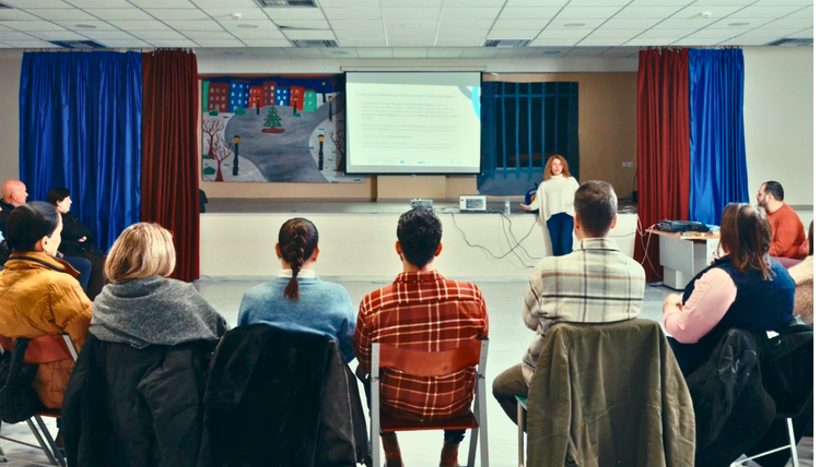 Συνάντηση με τους εκπαιδευτικούς του νησιού, στο Δημοτικό Σχολείο Αλοννήσου © CAMHI_Greece